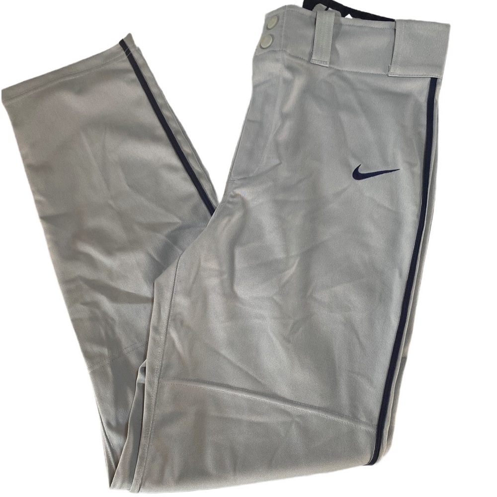 Nike Men's Swoosh Piped Dri-FIT Baseball Pants Small AH6942-056 Great‎ Condition